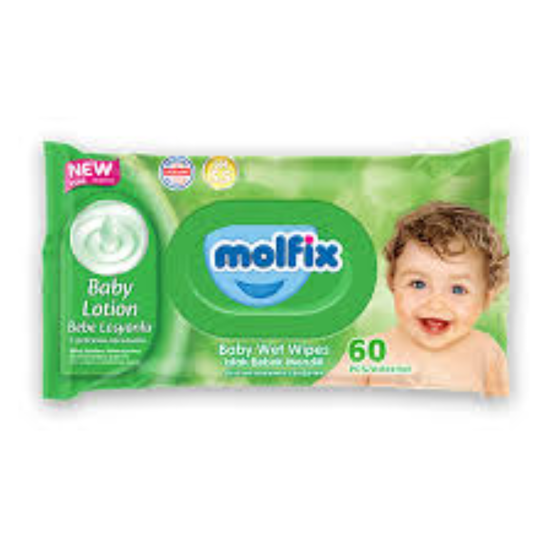 MOLFIX BABY WIPES 50PCS NEW BORN 